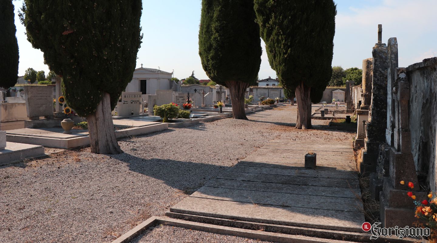 Immagine per Esumazioni in cimitero a Romans, «nessuna lapide sarà distrutta»